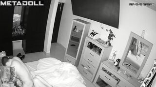 Amazing new couple fuck in their bedroom hidden IP cam