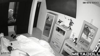 Amazing new couple fuck in their bedroom hidden IP cam