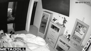 Amazing new couple fuck in their bedroom hidden IP cam