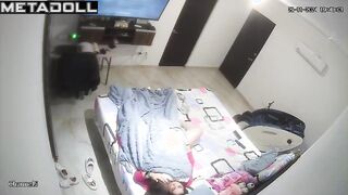 Amazing mature couple having sex in a hotel on vacation