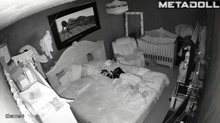 Innocent Romanian brunette mother rubs her pussy while thinking about cuckold porn
