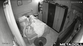 Real amateur New Zealander couple fuck in the bedroom recording