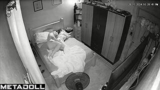 Real amateur New Zealander couple fuck in the bedroom recording