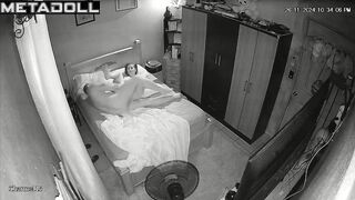 Real amateur New Zealander couple fuck in the bedroom recording