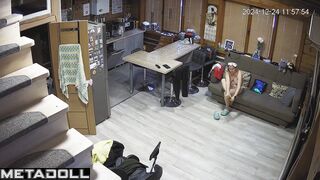 Naughty Russian blonde sex worker with big natural tits in new panties