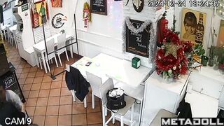 Naughty French brunette MILF gets fucked for the first time hidden IP camera