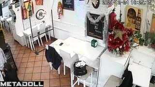 Naughty French brunette MILF gets fucked for the first time hidden IP camera