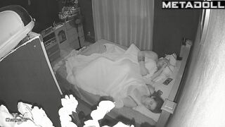 My amazing neighbours having sex in their messy room hidden IP camera