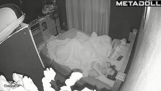My amazing neighbours having sex in their messy room hidden IP camera