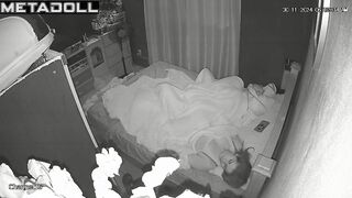 My amazing neighbours having sex in their messy room hidden IP camera