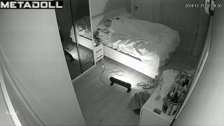 Newly married couple fuck in their bed wildly leaked record