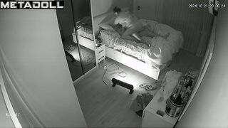 Newly married couple fuck in their bed wildly leaked record