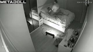 Newly married couple fuck in their bed wildly leaked record