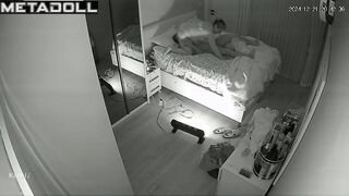 Newly married couple fuck in their bed wildly leaked record