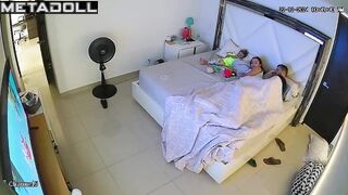 Amazing ass Dutch brunette mature wife is fucked on the floor spy cam