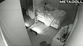 Skinny Scottish brunette mom sex in the living room live HD