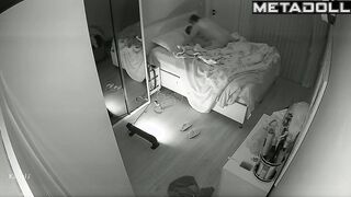 Skinny Scottish brunette mom sex in the living room live HD