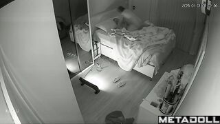 Skinny Scottish brunette mom sex in the living room live HD