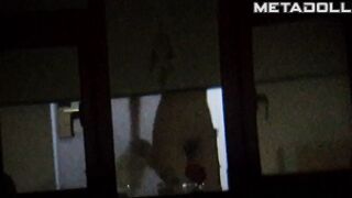 Korean family spied by their neighbor