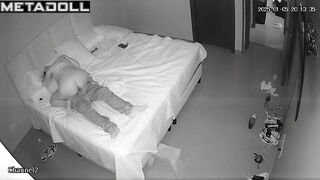 Georgeouse Italian brunette wife gets fucked doggy style spy cam record