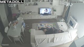 Amazing ass German brunette mature wife gives her husband a sloppy blowjob hidden cam