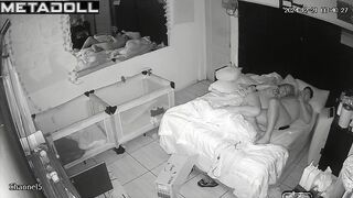 Amazing Swiss newly married couple having sex on the couch
