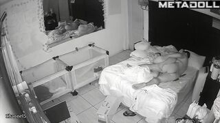 Amazing Swiss newly married couple having sex on the couch