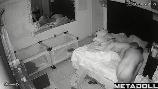 Amazing Swiss newly married couple having sex on the couch