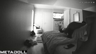 New couple having sex in the living room hidden camera