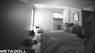 New couple having sex in the living room hidden camera