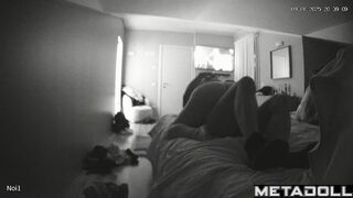 New couple having sex in the living room hidden camera