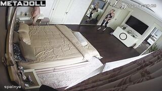 Dirty couple having sex brutally hidden IP cam