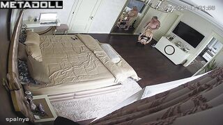Dirty couple having sex brutally hidden IP cam