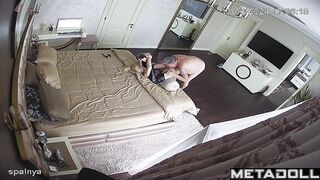 Dirty couple having sex brutally hidden IP cam