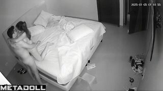 Newly married couple fuck in their daughter’s room real spy cam