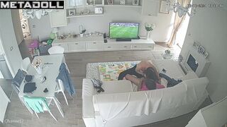 Cheating British brunette student girl pleases her husband online