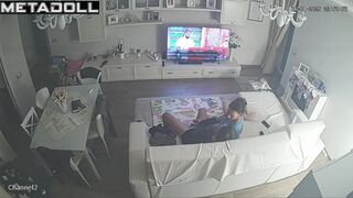 Perverse Norwegian brunette wife gets fucked on the floor live HD