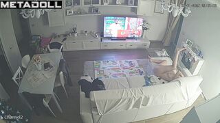 Perverse Norwegian brunette wife gets fucked on the floor live HD