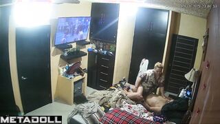 Dirty couple having sex in a hotel on vacation real spy cam