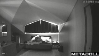 Amateur New Zealander couple fuck before going to sleep hidden camera