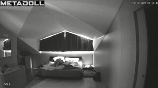 Amateur New Zealander couple fuck before going to sleep hidden camera
