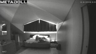 Amateur New Zealander couple fuck before going to sleep hidden camera