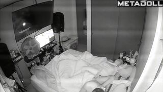 Amazing Norwegian newly married couple fuck in the bedroom recording
