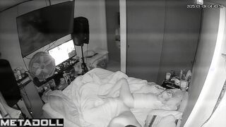 Amazing Norwegian newly married couple fuck in the bedroom recording