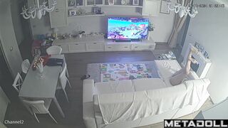 Fat Estonian brunette MILF fucks with an old man recording