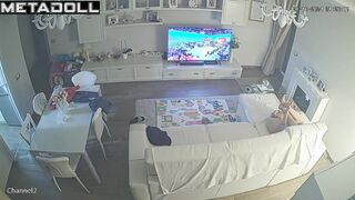 Fat Estonian brunette MILF fucks with an old man recording