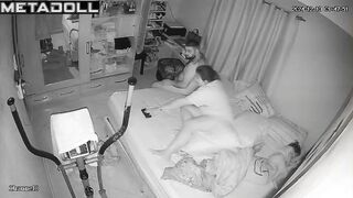 Naughty Polish brunette step-mom gets fucked on the floor spy cam record