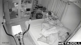 Naughty Polish brunette step-mom gets fucked on the floor spy cam record