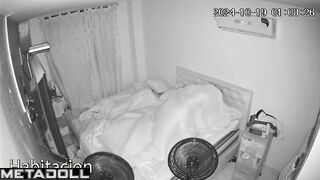 Real Danish new couple fuck wildly in their bed hidden camera
