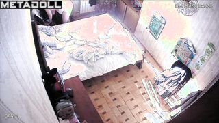 Slut American brunette Gogo dancer with sweaty tits in sexy underwear